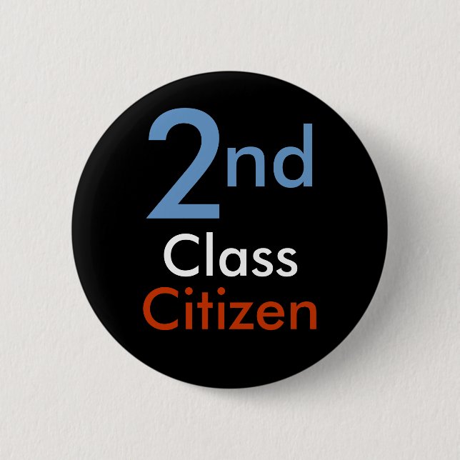 Badge Rond 5 Cm Bouton de citoyen de deuxième classe (Devant)