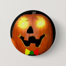 Badge Rond 5 Cm Bouton de citrouille de Halloween de Lithuanien