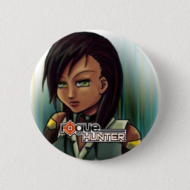 Badge Rond 5 Cm Bouton de CJ Manga (Devant)