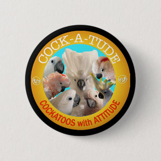 Badge Rond 5 Cm Bouton de Cockatude