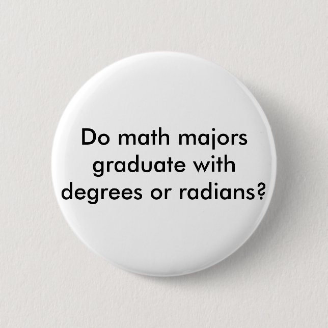 Badge Rond 5 Cm bouton de commandants de maths (Devant)