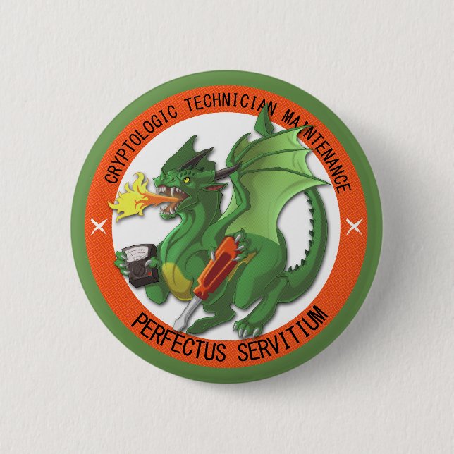 Badge Rond 5 Cm Bouton de conception de "hommage" de CTM (Devant)