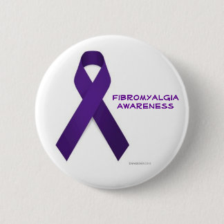 Badge Rond 5 Cm Bouton de conscience de fibromyalgie