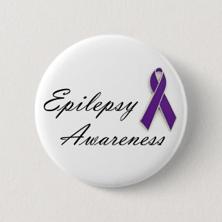 Badge Rond 5 Cm Bouton "de conscience d'épilepsie"