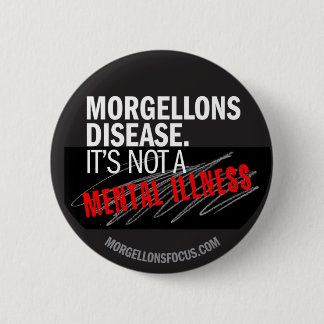 Badge Rond 5 Cm Bouton de conscience - noir