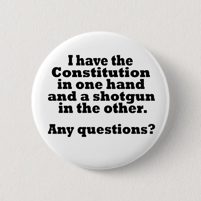 Badge Rond 5 Cm Bouton de constitution (Devant)