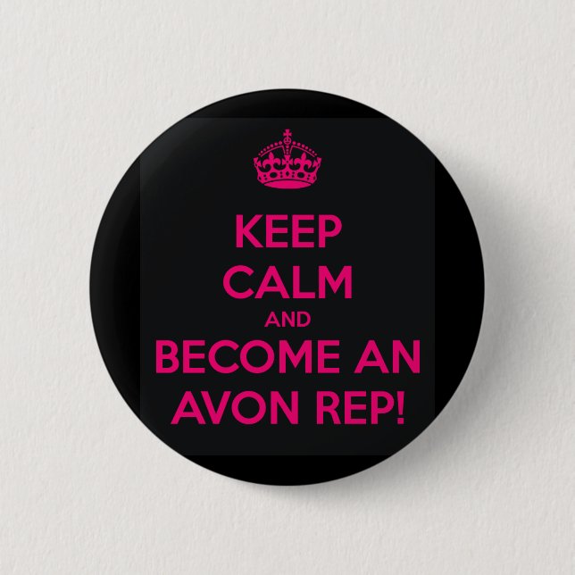 Badge Rond 5 Cm Bouton de conversation d'Avon (Devant)