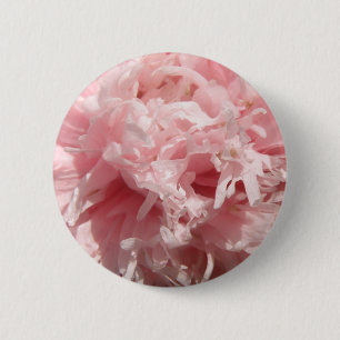 Badge Rond 5 Cm Bouton de coquelicot rose pâle
