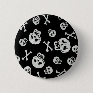 Badge Rond 5 Cm Bouton de crâne