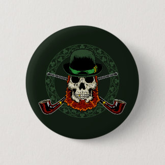Badge Rond 5 Cm Bouton de crâne de lutin