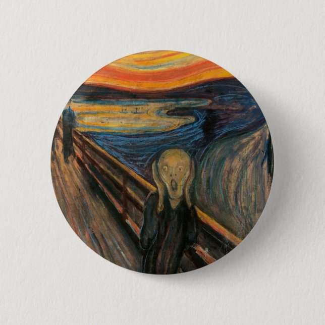 Badge Rond 5 Cm Bouton de cri (Devant)