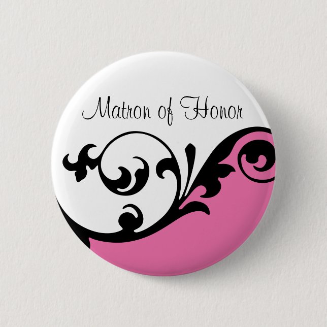 Badge Rond 5 Cm Bouton de dame de honneur (Devant)