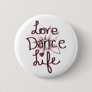 Badge Rond 5 Cm Bouton de danse d'amour