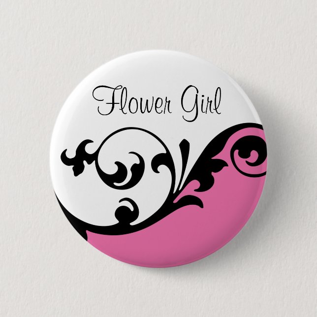 Badge Rond 5 Cm Bouton de demoiselle de honneur (Devant)