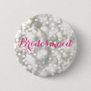 Badge Rond 5 Cm Bouton de demoiselle d'honneur
