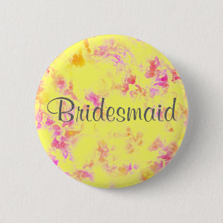 Badge Rond 5 Cm Bouton de demoiselle d'honneur