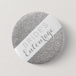 Badge Rond 5 Cm Bouton de demoiselle d'honneur de l'entourage de