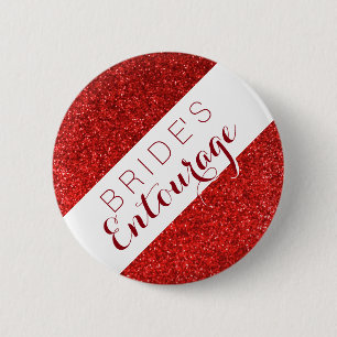 Badge Rond 5 Cm Bouton de demoiselle d'honneur de l'entourage de