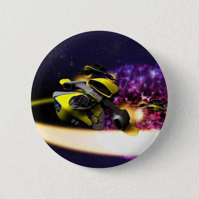 Badge Rond 5 Cm Bouton de dérive stellaire (Devant)