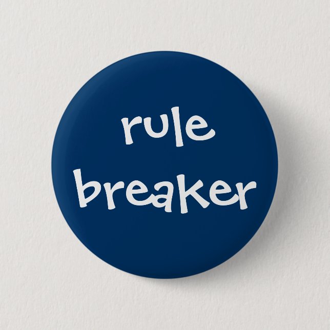 Badge Rond 5 Cm Bouton de disjoncteur de règle (Devant)