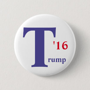 Badge Rond 5 Cm Bouton de Donald Trump 2016