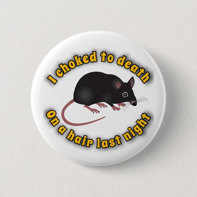 Badge Rond 5 Cm Bouton de douleur (Devant)