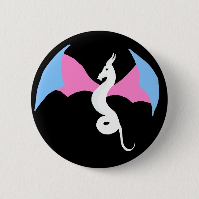Badge Rond 5 Cm Bouton de dragon de transport (Devant)