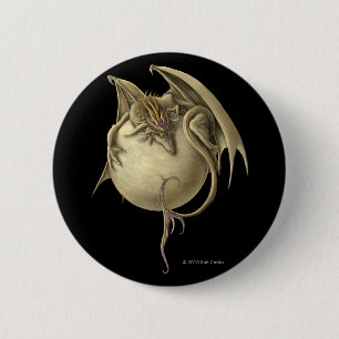 Badge Rond 5 Cm Bouton de dragon de Vénus