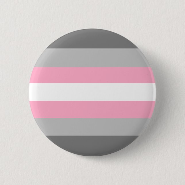 Badge Rond 5 Cm Bouton de drapeau de Demigirl (Devant)