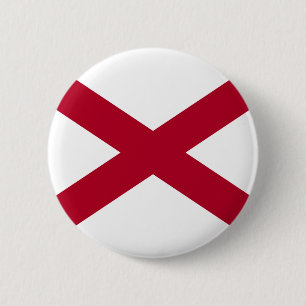 Badge Rond 5 Cm Bouton de drapeau de l'Alabama