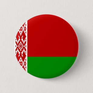 Badge Rond 5 Cm Bouton de drapeau du Belarus
