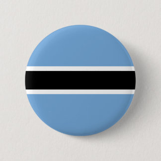 Badge Rond 5 Cm Bouton de drapeau du Botswana