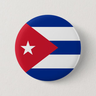Badge Rond 5 Cm Bouton de drapeau du Cuba