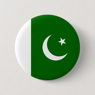 Badge Rond 5 Cm Bouton de drapeau du Pakistan