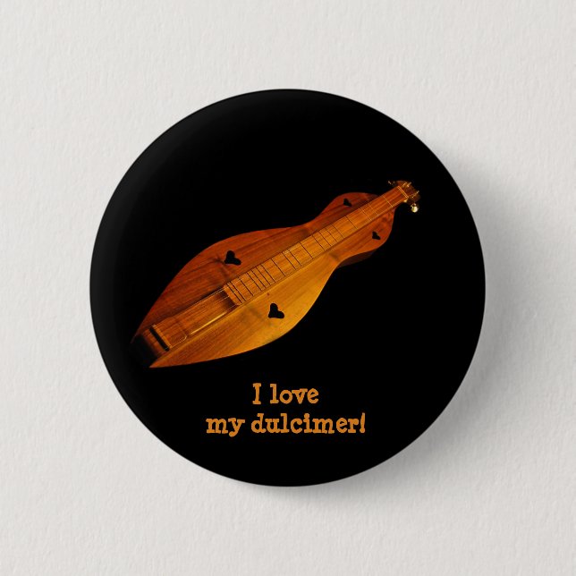 Badge Rond 5 Cm Bouton de dulcimer (Devant)