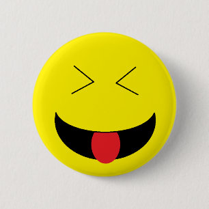 Badge Rond 5 Cm Bouton de "Emoji"