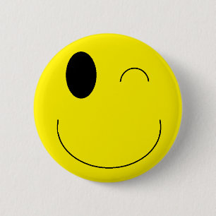 Badge Rond 5 Cm Bouton de "Emoji"