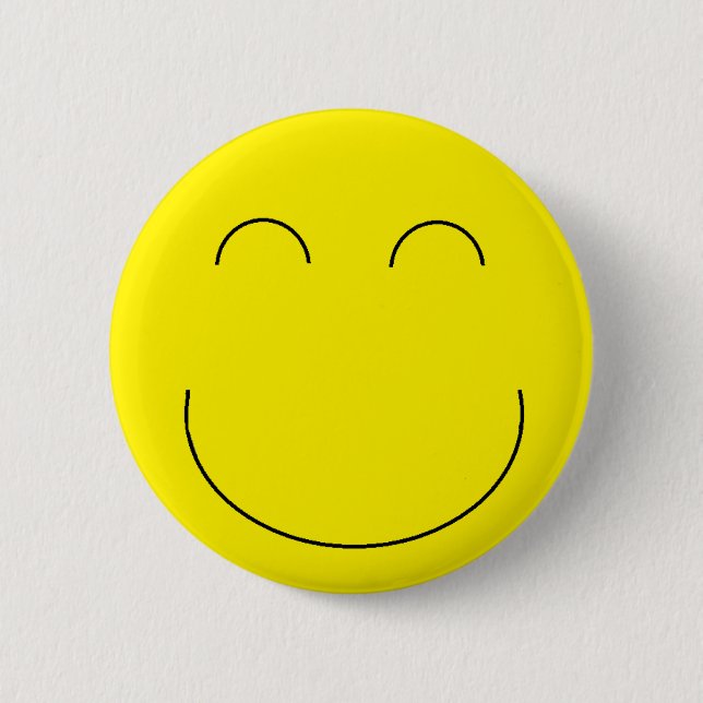 Badge Rond 5 Cm Bouton de "Emoji" (Devant)