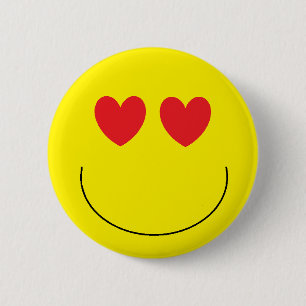 Badge Rond 5 Cm Bouton de "Emoji"