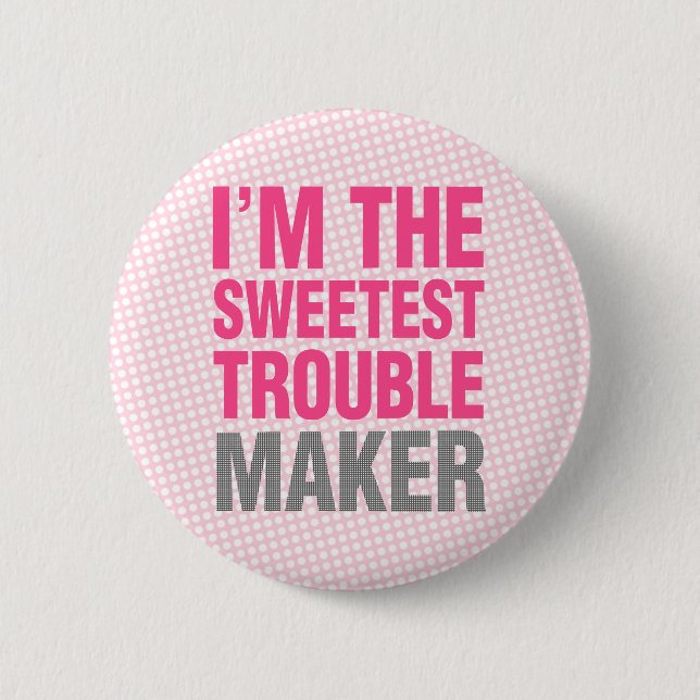 Badge Rond 5 Cm Bouton de fabricant de problème (Devant)