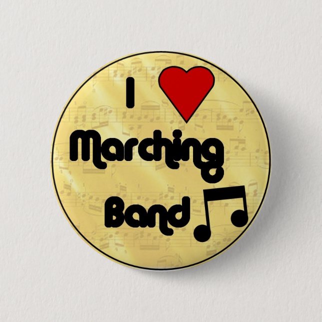 Badge Rond 5 Cm Bouton de fanfare (Devant)