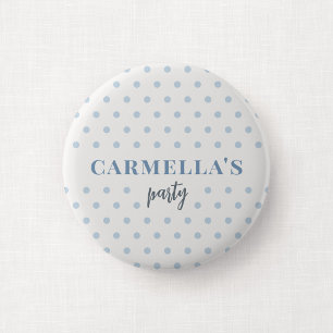Badge Rond 5 Cm Bouton de faveur pour invité de fête d'anniversair