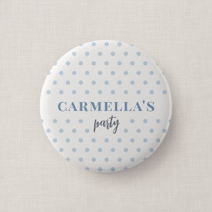 Badge Rond 5 Cm Bouton de faveur pour invité de fête d'anniversair