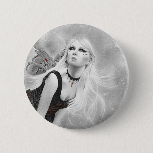 Badge Rond 5 Cm Bouton de fée de Dreamcatcher (Devant)