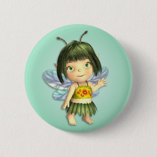 Badge Rond 5 Cm Bouton de féerie de bébé