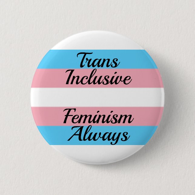 Badge Rond 5 Cm Bouton de féministe de transport (Devant)