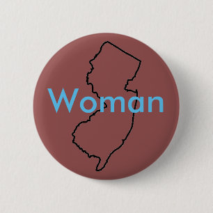 Badge Rond 5 Cm Bouton de femme de NJ