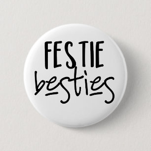 Badge Rond 5 Cm Bouton de festival de Festie Bestie