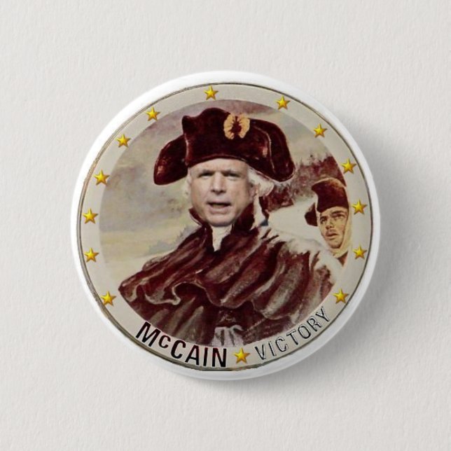 Badge Rond 5 Cm Bouton de forge de vallée de McCain (Devant)