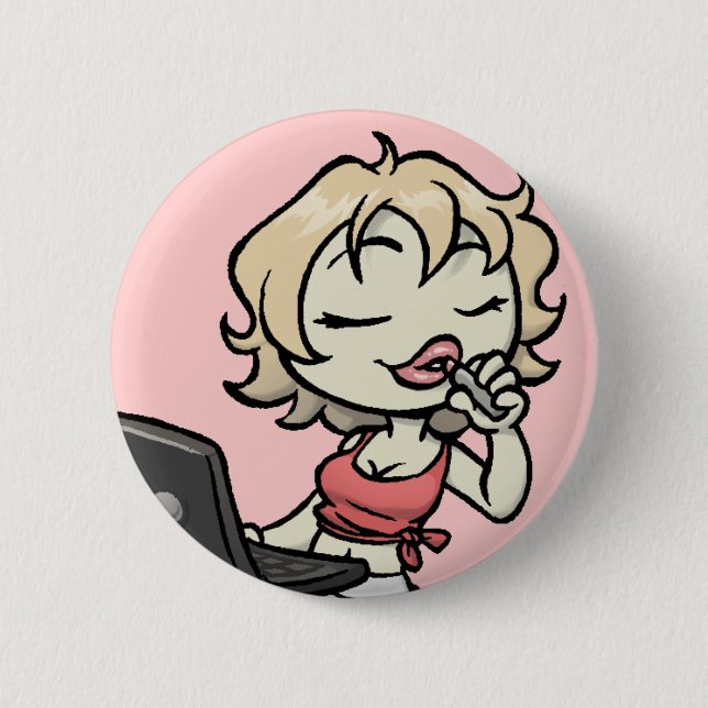 Badge Rond 5 Cm Bouton de Forumwarz Camwhore (Devant)